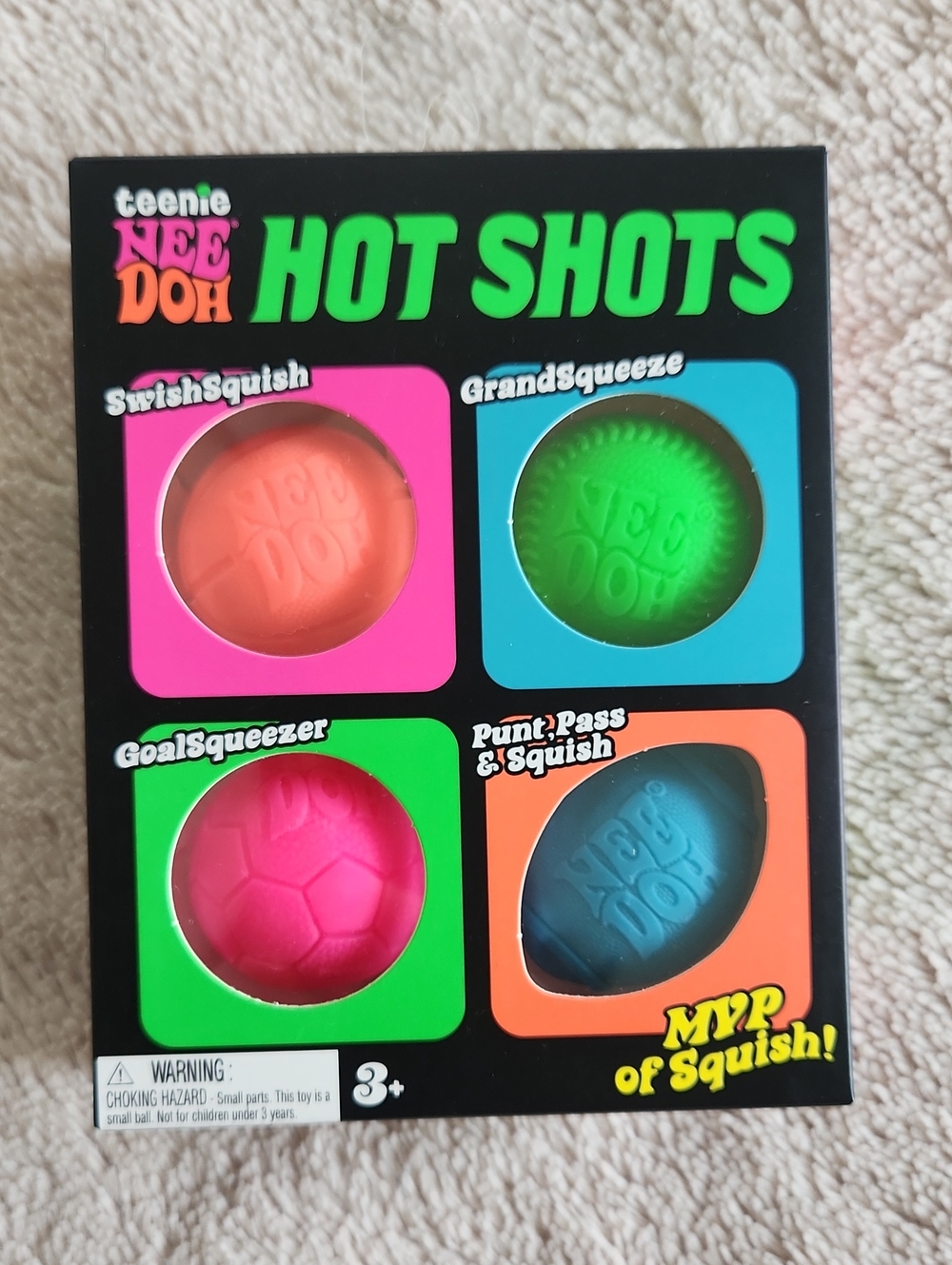 NeeDoh Hot Shots Squishy Toy Set
